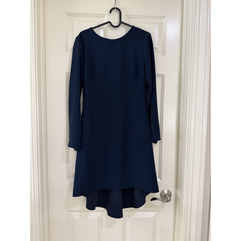 Nha Khanh Navy women Dress Blue Long Sleeve size 4